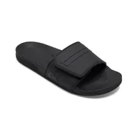 Klapki i japonki męskie - Męskie Klapki QUIKSILVER RIVISLIDEADJUST SNDL AQYL101038-XKSK – Czarny - miniaturka - grafika 1