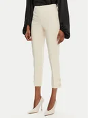 Spodnie damskie - Rinascimento Spodnie materiałowe CFC0122858003 Écru Regular Fit - miniaturka - grafika 1