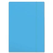 Szkolne artykuły papiernicze - penmate Teczka z gumką A4 Plus Top niebieska pastelowa - miniaturka - grafika 1