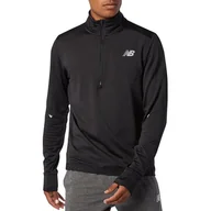 Bluzy sportowe męskie - Bluza New Balance MT03255BK - czarna - miniaturka - grafika 1
