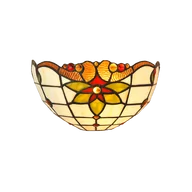 Lampy ścienne - Kinkiet witrażowy TIFFANY 1X40W E14 222 PREZENT - miniaturka - grafika 1