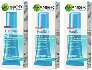 Garnier Hautklar 24h krem nawilżający do twarzy, przeciwzmarszczkowy i skłonny do zanieczyszczeń, 3 x 40 ml - Kremy do twarzy - miniaturka - grafika 1