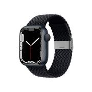 Paski - Crong Wave Band – Pleciony pasek do Apple Watch 42/44/45/49 mm (grafitowy) - miniaturka - grafika 1