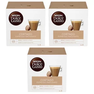 Nescafe D. GUSTO Cortado Espresso Macciato 3+1 GRA 7613032827021 - Kawa w kapsułkach i saszetkach - miniaturka - grafika 1