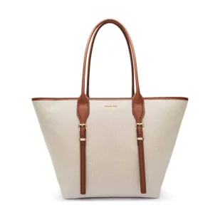 Michael Kors Shopperka Moore z dodatkiem skóry - Torebki damskie - miniaturka - grafika 1