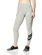 Spodnie rowerowe - Nike damskie W Nsw Legasee Lgng Hw Futura spodnie sportowe Dk Grey Heather/(Black) XL - miniaturka - grafika 1