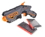 Zabawki militarne - Blaze Storm Pistolet Szary Manulany - miniaturka - grafika 1