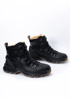 Buty trekkingowe męskie - Buty trekkingowe męskie czarne Ecco Exohike M Mid Hm - ECCO - miniaturka - grafika 1