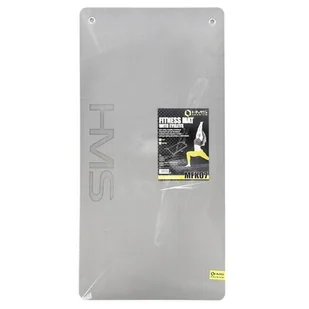 HMS PREMIUM MFK07 LIGHT GREY-BLACK MATA FITNESS KLUBOWA Z OTWORAMI 120*60CM EVA 15MM PREMIUM - Maty do ćwiczeń - miniaturka - grafika 1