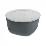 Pojemniki kuchenne - Koziol Pojemnik z pokrywką Connect Organic 4 l ciemnoszary 3872673 - miniaturka - grafika 1