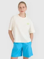 Koszulki i topy damskie - T-SHIRT DAMSKI 4F KOSZULKA Z NADRUKIEM S F1967 SS25 - miniaturka - grafika 1