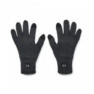 Rękawiczki - Męskie rękawiczki zimowe Under Armour UA Halftime Wool Glove - czarne - miniaturka - grafika 1