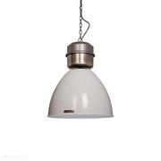 Lampy sufitowe - Biała loftowa lampa wisząca Voltera 32cm Nickiel LoftLight - miniaturka - grafika 1