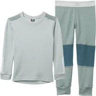 Pozostała odzież narciarska - Helly Hansen K Lifa Merino, zestaw, junior, zielony - miniaturka - grafika 1