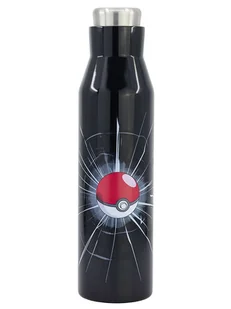 Pokémon Bidon "Pokemon" w kolorze czarnym - 580 ml - Sztućce dla dzieci - miniaturka - grafika 1
