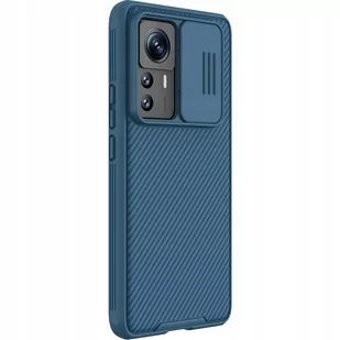 Nillkin Etui z ochroną aparatu CamShield Pro do Xiaomi 12T Pro niebieskie - Etui i futerały do telefonów - miniaturka - grafika 1