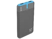 Powerbanki - Power bank TRACER EnerGo 10000mAh gray/blue - miniaturka - grafika 1