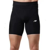Spodnie sportowe męskie - Spodenki New Balance MS231673BK - czarne - miniaturka - grafika 1