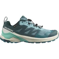 Buty sportowe damskie - Damskie Buty do biegania w terenie SALOMON X-ADVENTURE GTX W L47338500 – Turkusowy - miniaturka - grafika 1