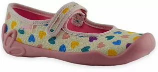 Buty dla dziewczynek - Balerinki dziecięce Befado 114Y515 Blanca Różowe - grafika 1