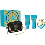 Zestawy perfum damskich - Versace Dylan Turquoise Pour Femme zestaw upominkowy dla kobiet - miniaturka - grafika 1