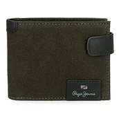 Koszulki i topy damskie - Pepe Jeans Hilltop portfel poziomy z zapięciem na kliknięcie, unikalny, zielony, única, Poziomy portfel z zamknięciem kliknięcia - miniaturka - grafika 1