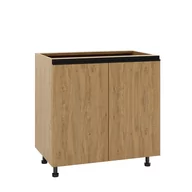 Meble kuchenne - Bari Plus Szafka Dolna D2-80 Dąb Kamienny - miniaturka - grafika 1