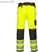 Odzież robocza - PORTWEST PW340 SPODNIE ROBOCZE OSTRZEGAWCZE PW3; ŻÓŁTY/CZARNY - miniaturka - grafika 1