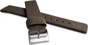 Lavvu LAVVU Ciemnobrązowy gładki pasek PLAIN z luksusowej skóry Top Grain - 18 - Akcesoria do smartwatchy - miniaturka - grafika 1