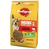 Sucha karma dla psów - Pedigree Adult Mini 2kg Z Wołowiną I Warzywami Sucha Karma Dla Psów Małych Ras - miniaturka - grafika 1