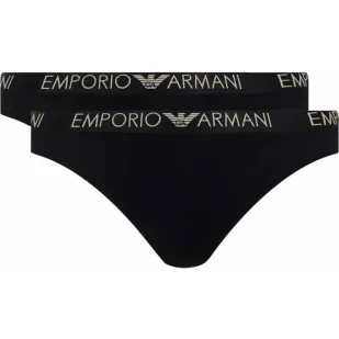 Emporio Armani Stringi 2-pack - Majtki damskie - miniaturka - grafika 1