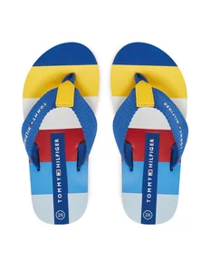 Tommy Hilfiger Japonki T3X8-33907-0058Y913 M Granatowy - Buty dla chłopców - miniaturka - grafika 1
