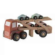Zabawki zręcznościowe - Drewniana Ciężarówka Transportowa Egmont Toys - miniaturka - grafika 1
