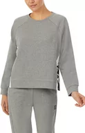 Kurtki i kamizelki sportowe damskie - DKNY Bluza damska z długim rękawem szara relaxed fit YI2422484, Kolor szary, Rozmiar XS, DKNY - Primodo.com - miniaturka - grafika 1