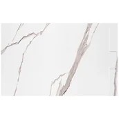 Brodziki prysznicowe - Rea Brodzik prysznicowy Bazalt CARRARA WHITE 80x100 - miniaturka - grafika 1