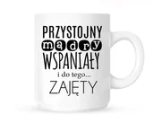 Kubki - Kubek "przystojny, mądry, wspaniały..." - miniaturka - grafika 1