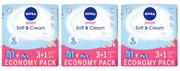 Nivea Nivea Baby Chusteczki Soft & Cream 12 x 63 szt. Mega Paka