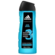 Żele pod prysznic dla mężczyzn - Adidas Ice Dive Żel pod prysznic 400ml Coty - miniaturka - grafika 1