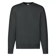 Bluzy męskie - Bluza męska Set-in Sweat Premium Fruit of the Loom - Czarny M - miniaturka - grafika 1