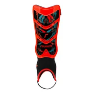 Piłka nożna - Ochraniacze męskie na nogi Reusch Shinguard Attrakt Pro czerwone - miniaturka - grafika 1