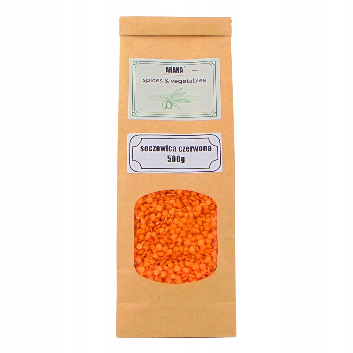 SOCZEWICA CZERWONA 500g naturalna wysoka jakość