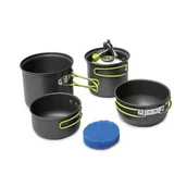Kuchnia turystyczne i akcesoria - Pinguin Zestaw naczyń DOUBLE ALU - ONE SIZE apm_8592638603002 - miniaturka - grafika 1