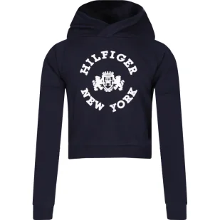 Tommy Hilfiger Bluza | Regular Fit - Bluzy dla dziewczynek - miniaturka - grafika 1