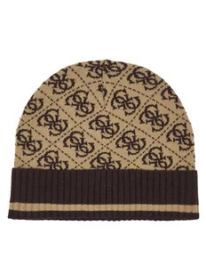 Guess Czapka AM5028 POL01 Brązowy - Czapki męskie - miniaturka - grafika 1