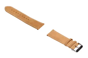Garett Electronics Garett Electronics Pasek skórzany GT16 beżowy - Akcesoria do smartwatchy - miniaturka - grafika 3