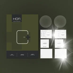 OCHRONNE SZKŁO HARTOWANE 9H DO XIAOMI WATCH S3 - BEZBARWNE, 2 SZTUKI, HOFI - Akcesoria do smartwatchy - miniaturka - grafika 1
