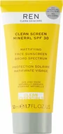 Kremy do twarzy z filtrem - MINERAL CLEAN SCREEN SPF 30 - Matujący krem z filtrem SPF - miniaturka - grafika 1