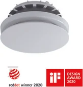 Akcesoria do wentylacji i klimatyzacji - Anemostat nawiewny ComfoValve Luna S125, White pakiet 24 szt. - miniaturka - grafika 1