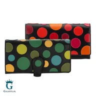 Portfele - Duży portfel damski w kropki Visconti P-2 RFID - miniaturka - grafika 1