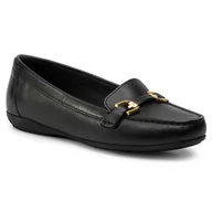 Mokasyny damskie - Geox Mokasyny D Annytah Moc A D84BMA 00043 C9997 Black - miniaturka - grafika 1